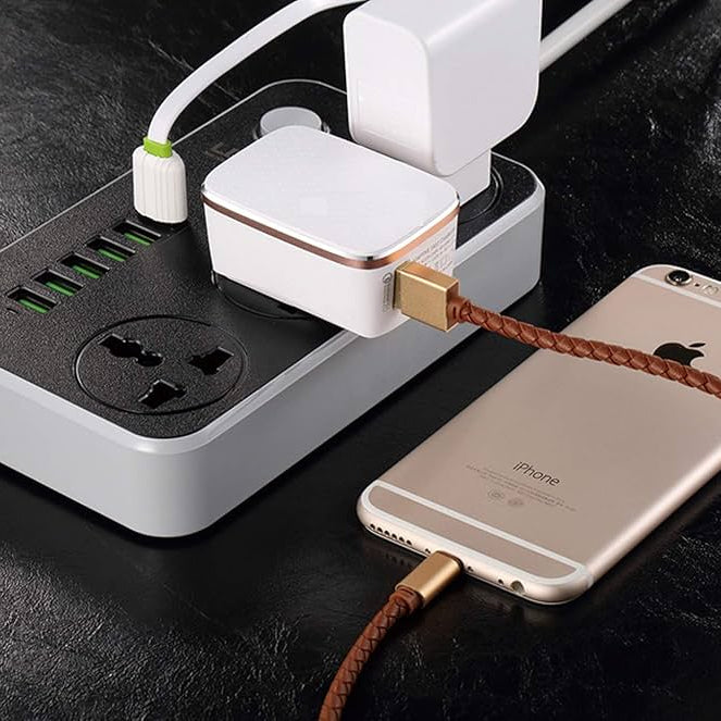 Ldnio Sc3604c 2500w Power Extension 3 Socket 3 Usb-a + 3 Usb-c 2m