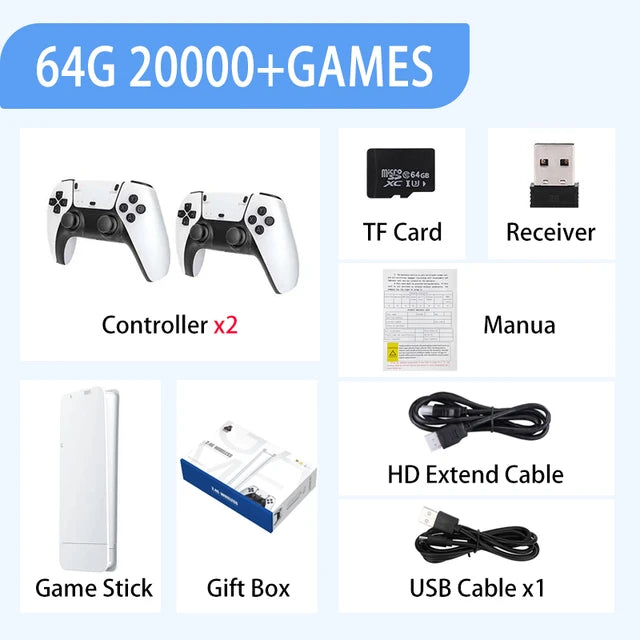 M15 Video Game Stick Retro Game 64G 20000+ Games