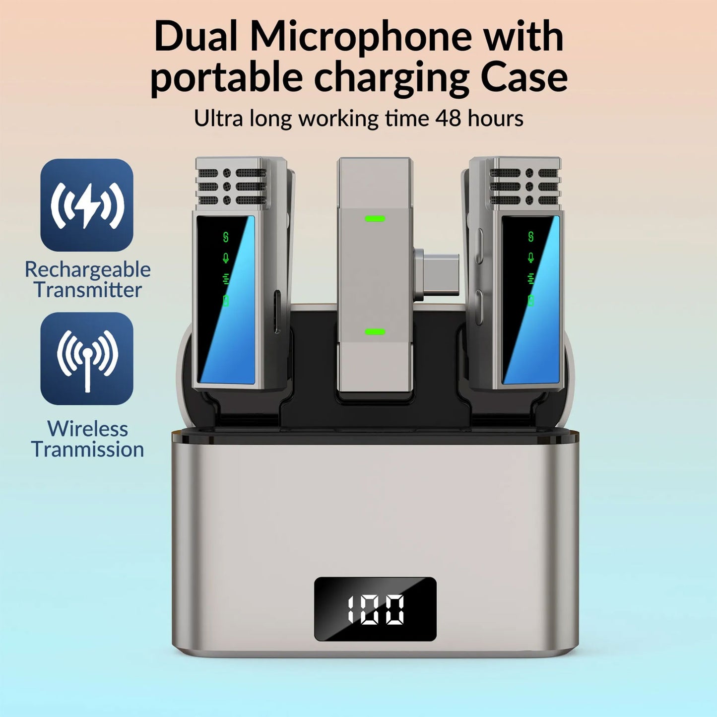 Jmary Mw-15 2.4g Wireless Microphone For Mobile (lightning) & Type C