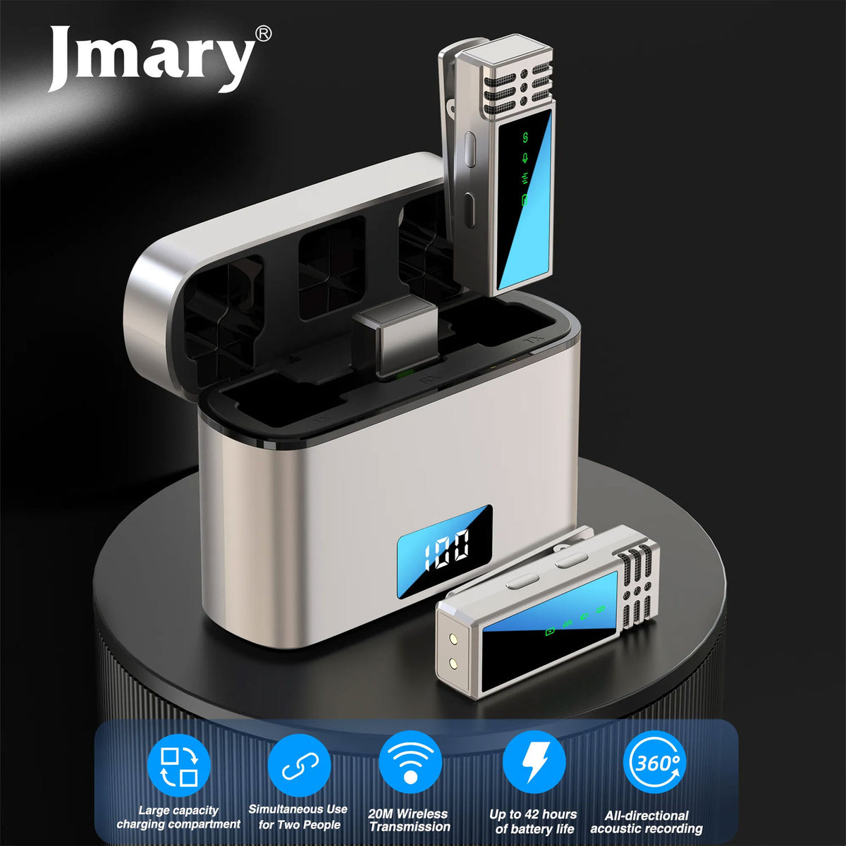 Jmary Mw-15 2.4g Wireless Microphone For Mobile (lightning) & Type C