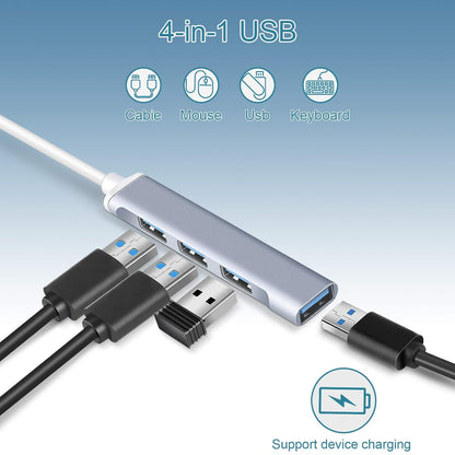Speedx (sp-u42) 4 Port Usb Hub 3.0 Aluminum Alloy Ultra Slim