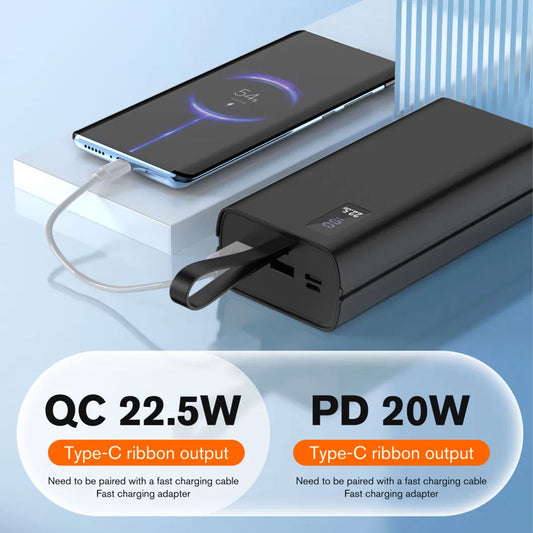 Aspor A337 22.5w Pd 30000mah Fast Charge Power Bank Lcd Display