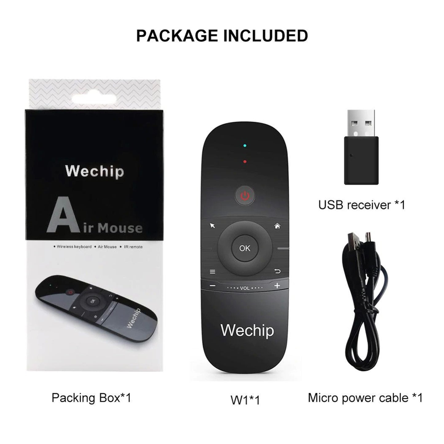 Wechip W1 2.4ghz Wireless Air Mouse