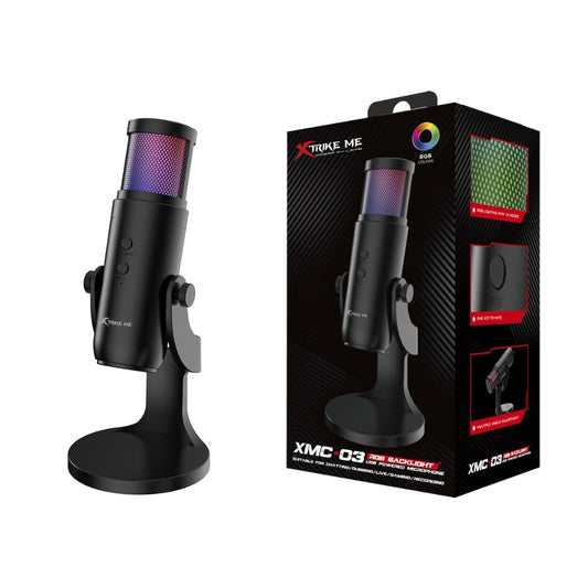 Xtrike Me Xmc03 Usb 12 Rgb Light Gaming Microphone