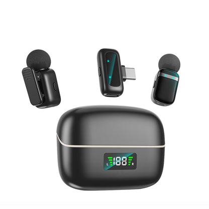 Mini8 Rts Lavalier Metal Condenser Lightweight Wireless Dual Microphone