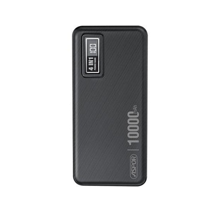 Aspor A300 Power Bank Original 10000mah Li-polymer Battery 4 In1 Power Bank