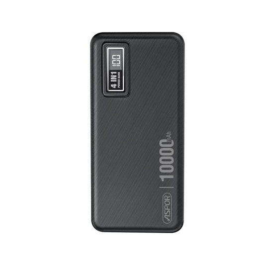 Aspor A300 Power Bank Original 10000mah Li-polymer Battery 4 In1 Power Bank
