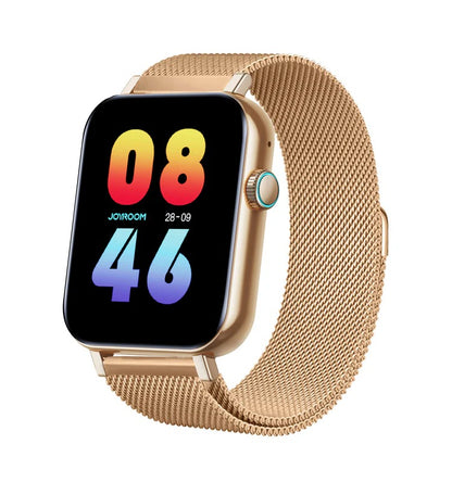 Joyroom-ft5 Pro Fit-life Series Smart Watch (answer/make Call)- With Smart-time Pro App Roze Gold