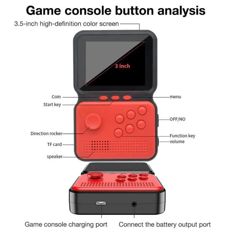 M3 Big Sup Game Box Power 900 In 1 Color Lcd 3.0
