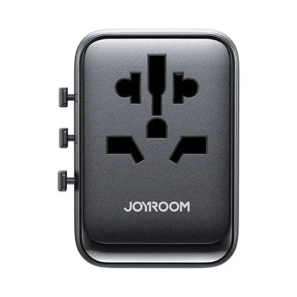 Jr-tcw01 17w 4-port Universal Travel Adapter Black