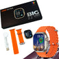 V200 New Fashion Ultra 2.2 Large Screen Ip68 Waterproof Sport Smart Watch With Wearfit Pro App Black